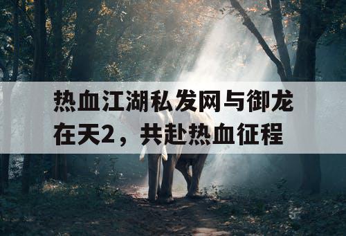 热血江湖私发网与御龙在天2，共赴热血征程