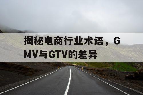 揭秘电商行业术语,GMV与GTV的差异 揭秘电商行业术语,GMV与GTV的差异