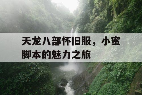 天龙八部怀旧服，小蜜脚本的魅力之旅