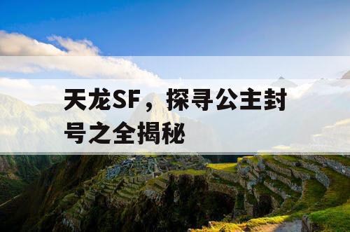 天龙SF，探寻公主封号之全揭秘