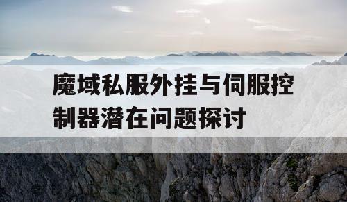 魔域私服外挂与伺服控制器潜在问题探讨