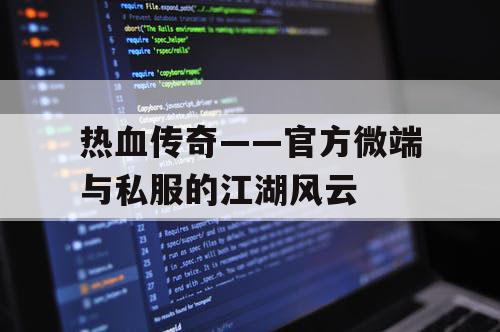 热血传奇——官方微端与私服的江湖风云