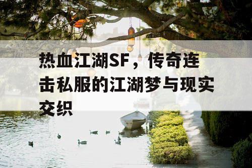 热血江湖SF，传奇连击私服的江湖梦与现实交织