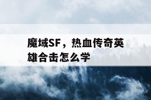 魔域SF，热血传奇英雄合击怎么学