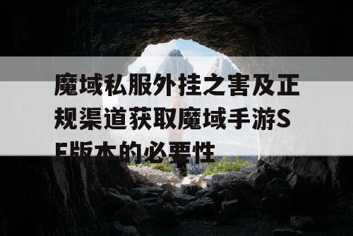 魔域私服外挂之害及正规渠道获取魔域手游SF版本的必要性