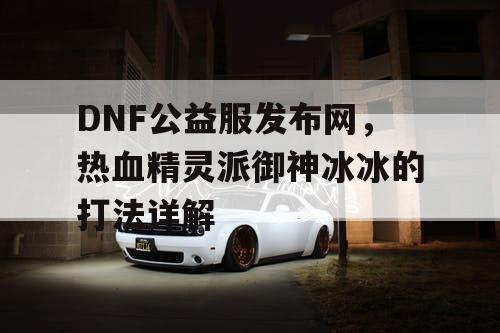DNF公益服发布网，热血精灵派御神冰冰的打法详解