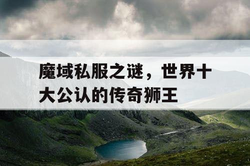 魔域私服之谜，世界十大公认的传奇狮王