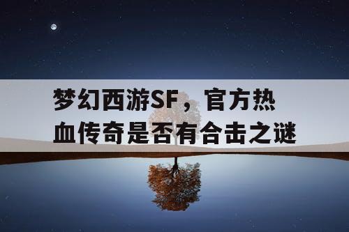 梦幻西游SF，官方热血传奇是否有合击之谜