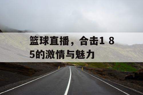 篮球直播，合击1 85的激情与魅力