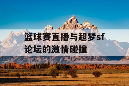 篮球赛直播与超梦sf论坛的激情碰撞