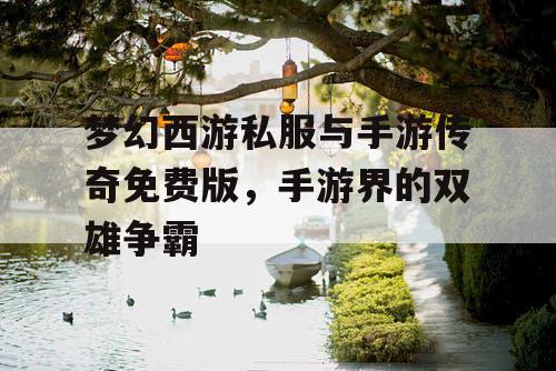 梦幻西游私服与手游传奇免费版，手游界的双雄争霸