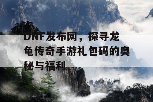 DNF发布网，探寻龙龟传奇手游礼包码的奥秘与福利